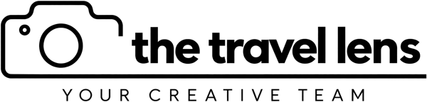 Black Transparent The Travel Lens Company Logo